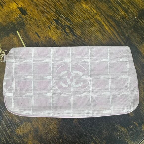 Chanel CC Travel Line Accessory Pouch‎ Bag Cosmetics Credit Cards - Picture 3 of 16